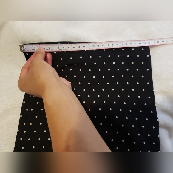 Global Work Polkadot Stretchy Culotte Pants/Trousers - Picture 10 of 11